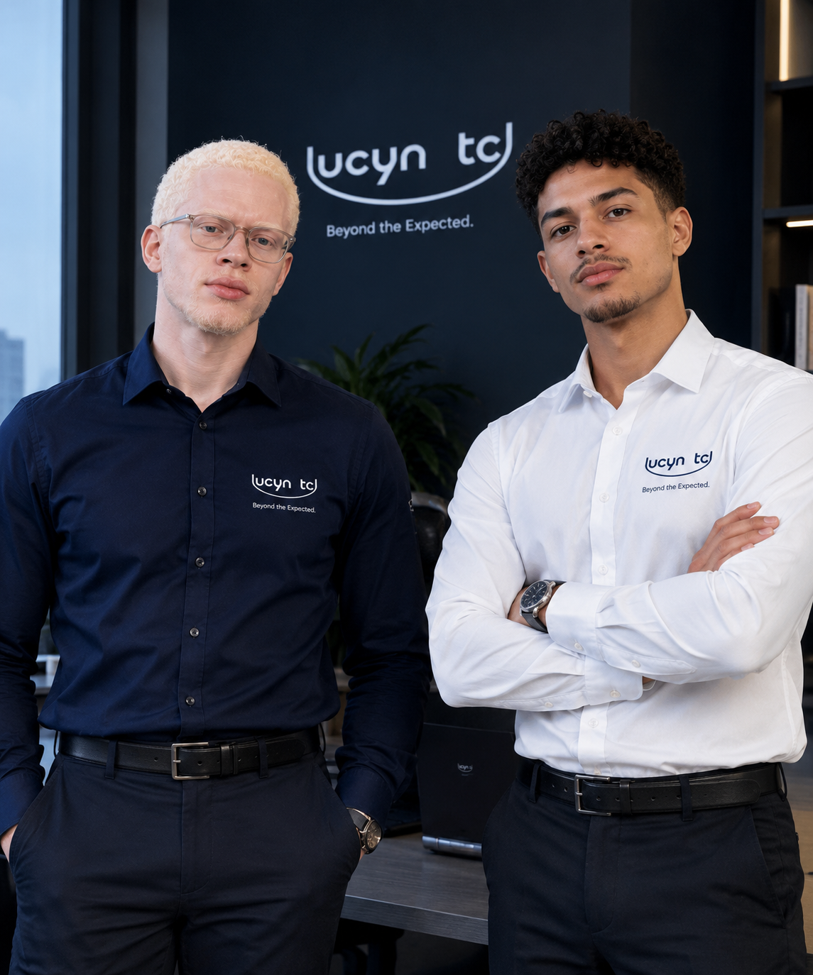 Equipa Lucyn TCL a trabalhar num projeto digital